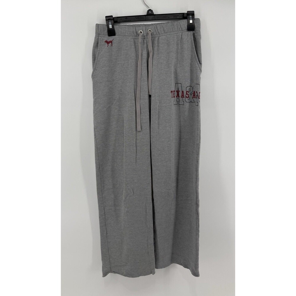 Pink Texas A&M Aggies Gray Sweatpants With Drawstrings Size XS